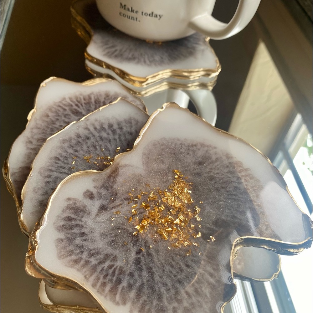 Beautiful Handmade Resin Coasters!